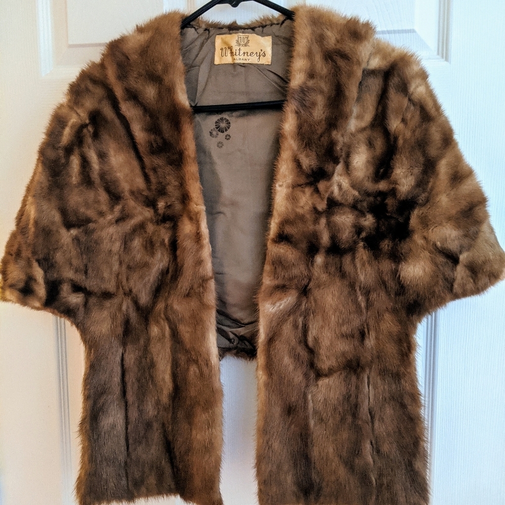 SALE!! Vintage (ca.1960) Mink Fur Stole